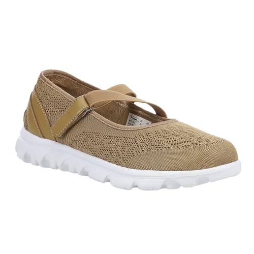 Image of Propet Womens TravelActiv Mary Jane Flats Casual - Black