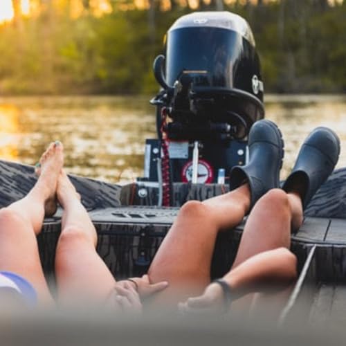 Short Deck Boots for Men - Ultra-Light, Insulated & Waterproof, Ankle Rain Boots for Men - Injection Molded, Anti-Slip & Durable Rubber Boots for Hunting, Fishing, Garden, Chores & Outdoors3