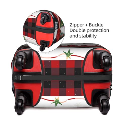 Travel Luggage Cover Merry Christmas Trunk Tree Gift Fashion Washable Baggage Suitcase Protector Fit For Luggage Medium3