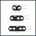 TUCKBOLD 12pcs 7mm 8mm Car Engine Spark Plug Separators Ignition Wire Separators Holder Black Automotive Parts