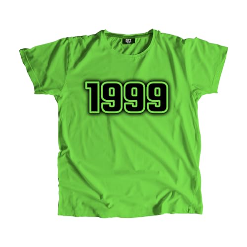 T-shirt 1999 coton mode vintage haut unisexe col rond