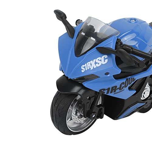 Modelo de Motocicleta de Liga Leve, Efeito Sonoro, Detalhes Finos, Brinquedo de Motocicleta Infantil