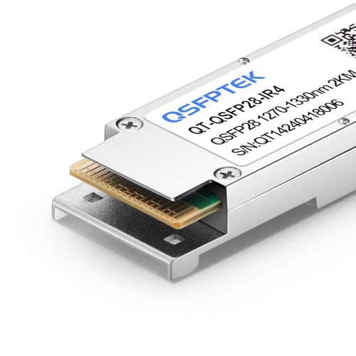 Image of QSFPTEK 100GBASE-CWDM4 QSFP28 1310nm 2km DOM LC SMF Optical Transceiver Module for Cisco QSFP-100G-CWDM4-S