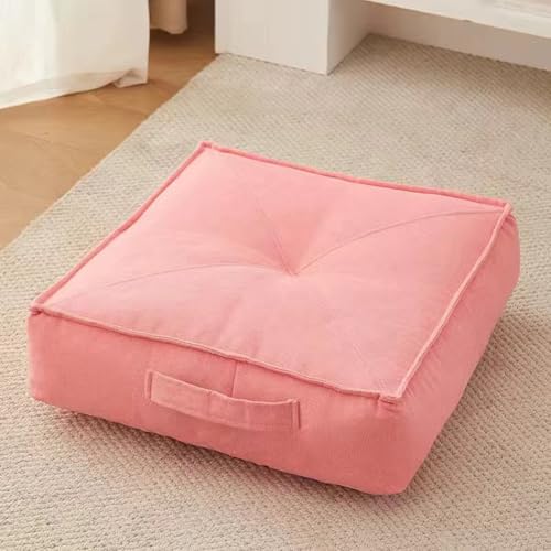 Coussin de siège en coton extra épais 60x60 cm pour fauteuil roulant et bureau