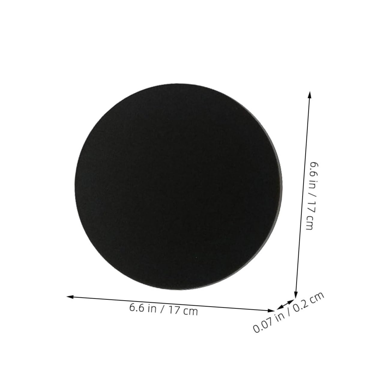 STOBOK 5 Sätze Zeichenkarton Kreisförmig Saugnapfantenne Mandala-punktierwerkzeug Mandala-zeichenblöcke Runden Mesh-trommelfelle Runde Malblöcke Kleine Maltafeln Papier Black 8 Stück * 5