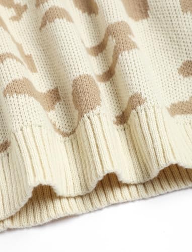 Image of ZAFUL Women's Cropped Turtleneck Sweater Lantern Sleeve Ribbed Knit Pullover Sweater Jumper