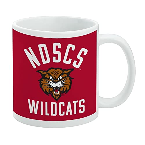 North Dakota State College of Science Wildcats Logo Ceramic, 11oz, White