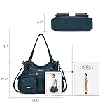 KL928 Tasche Damen Handtasche Umhängetaschen Damenhandtasche Schultertasche Lederhandtasche elegante Taschen hand taschen Henkeltaschen für frauen mit vielen fächern – Bild 2