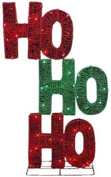 CITI Talent 3D Vertical Ho Ho Sign, 35-Inch
