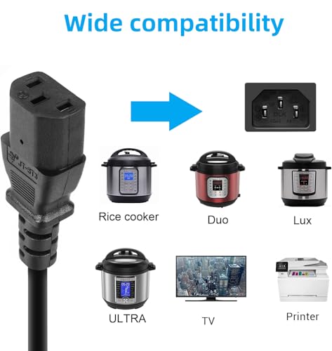 Cable de alimentación compatible para olla a presión Instant Pot miniatura 3