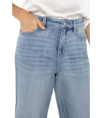 Liverpool Women's Stride High-Rise Crop Wide Jean W/Cut Hem 26"3