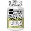 Animigo Allergy Aid For Dogs - 120 Dog Itchy Skin Tablets - Helps Relieve Skin, Food and Seasonal Allergies - Natural Immune & Digestive System Support - Chicken & Bacon Flavour - Made In UK