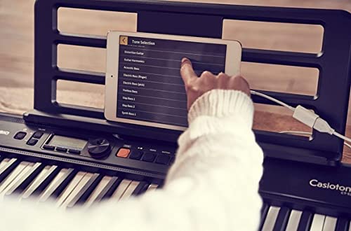 Image of Casio Casiotone CT-S300 - Portable Keyboard | Touch-Sensitive | 400 Tones, 77 Rhythms & Pitch Bend | Ideal for Music Creation Anytime, Anywhere | 61 Touch-Responsive Keys, 400 Tones, 77 Rhythms, Pitch Bend Wheel, USB-Midi, AC Adapter or 6xaa Battery