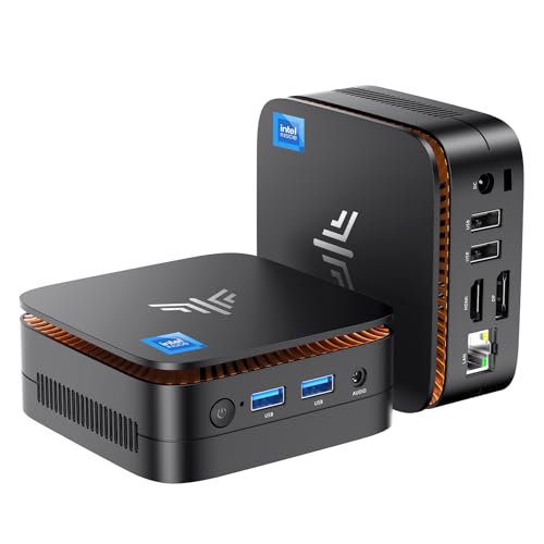 NiPoGi Essenx E1 Mini PC W-11 Pro Ιntel Twin Lake N150(Max 3,6 GHz) 16Go DDR4 1To SSD Ordinateur de Bureau Dual Display 4K@60Hz UHD HDMI 2.0+DP 1.4/Gigabit Ethernet/2.4+5G WiFi/BT4.2 Tour PC