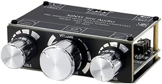 XY-BDT Bluetooth 5.1 Audio Receiver Decoder Stereo Tone Board Volume Controller Treble Bass Tonal preamp Amp Knob For Amplifier