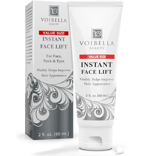 Instant Face Lift Cream 2 oz - Best Eye, Neck, Face Tightening, Lifting & Firming Serum To Smooth...