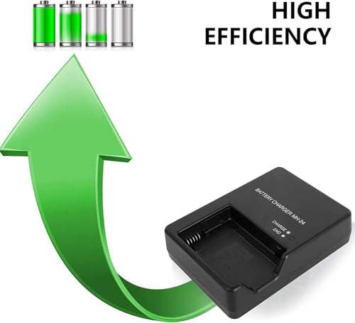 Image of MH-24 Camera Battery Charger for Nikon: EN-EL14 EN-EL14A Wall Quick Charger D5100 D5200 D5300 D5500 D5600 D3100 D3200 D3300 D3400 D3500 P7000 P7100 P7700 P7800 with Cord