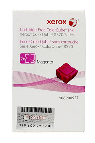 BastĂŁo de tinta sĂłlida magenta genuĂna da Xerox para ColorQube 8570 (2 peças/caixa), 108R00927