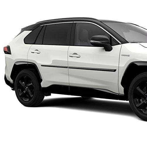 Moulures latérales Toyota Rav4 2019 protection portière Noir Mica PT938-42190-02