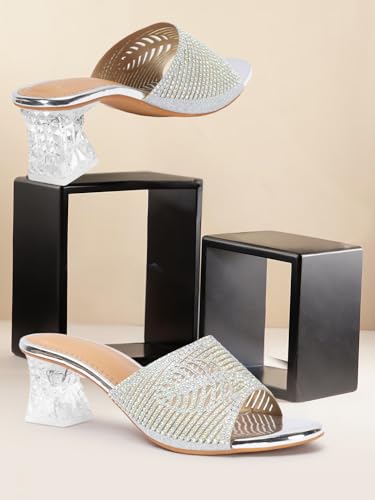 Image of Denill Women Stylish Fancy and Comfort Trending Heel Fashion Sandal Women & Girl