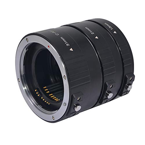 Mcoplus Metal AF Auto Focus Macro Extension Tube Adapter Set for Canon EOS