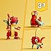 LEGO Creator 3 en 1 Dragón Rojo de Juguete Convertible en Figura de Pez o Ave Fénix Imagen de LEGO Creator 3 en 1 Dragón Rojo de Juguete Convertible en Figura de Pez o Ave Fénix