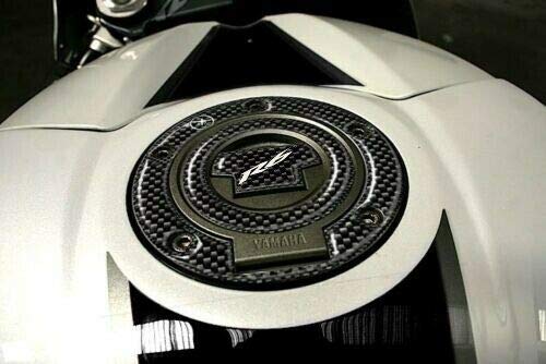 labelbike - Stickers Kit Gel 3D Motorcycle Compatible with Yamaha R6 from 2006 a 2016 - Carbon White