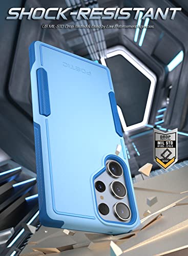 Image of Poetic Neon Case Designed for Samsung Galaxy S23 Ultra 5G 6.8 inch, Dual Layer Heavy Duty Tough Rugged Lightweight Slim Shockproof Protective Case 2023 New Cover for Galaxy S23 Ultra 5G, Sky Blue