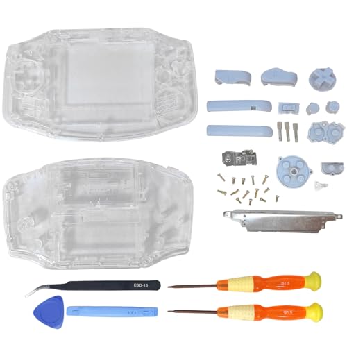 Image of Hzxkqmil Full Housing Shell Kit for Nintendo Gameboy Advance GBA Console