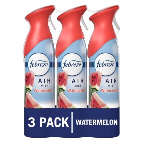 Image of Febreze Air Mist, Odor-Fighting Air Freshener Spray, Room Spray, Watermelon, 8.1oz, 3 count