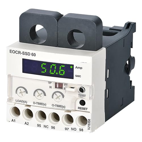 Relais de surcharge électronique numérique EOCR-SSD compact à large plage 10-120A - 4