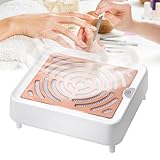 Nizirioo Aspirapolvere per unghie 40 W con filtro, potente aspirazione della polvere per s...