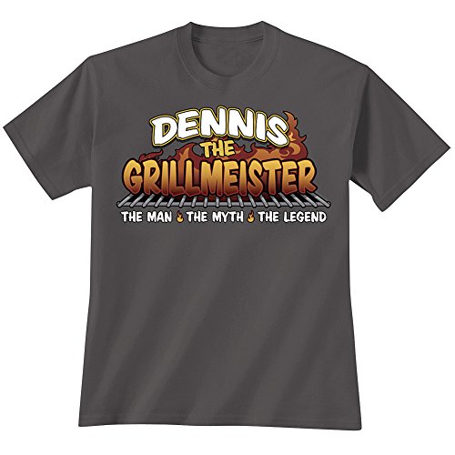 Personalized The Man, Myth, Legend Grillmeister BBQ Grilling Master Tee
