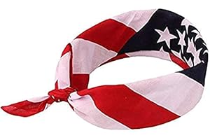 Red, White, and Blue American Flag Bandana: Your Patriotic Wardrobe Ally