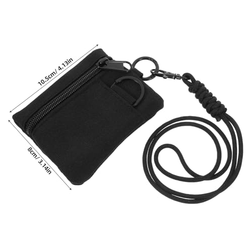 Gadpiparty Hanging Pouch with Lanyard Multi Functional Outdoor Bag for Keys Coins Cards for Hiking Cycling Travel2