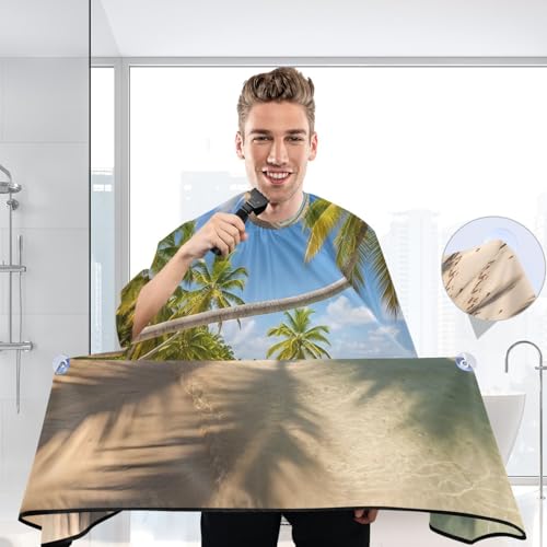 Capa de Barbería Impermeable Kigai Tropical Beach para Hombres miniatura 6