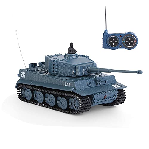 Tanques Teledirigidos, 1/72 Escala 4 Canales Mini Tanque Control Remoto Tanque de Juguete para Regalo de niños