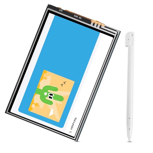 Image of 3.5 inch Touch Screen Display for Raspberry Pi 3.5 inch Touchscreen Module 320x480 TFT Touch Screen Display with Touch Pen Compatible with Raspberry Pi A, B, A+, B+, 2B, 3B, 3B+,4B 5 Versions