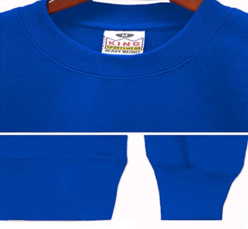 Pullover Sweater, Crew Neck Fleece Sweater, S-5XL,2