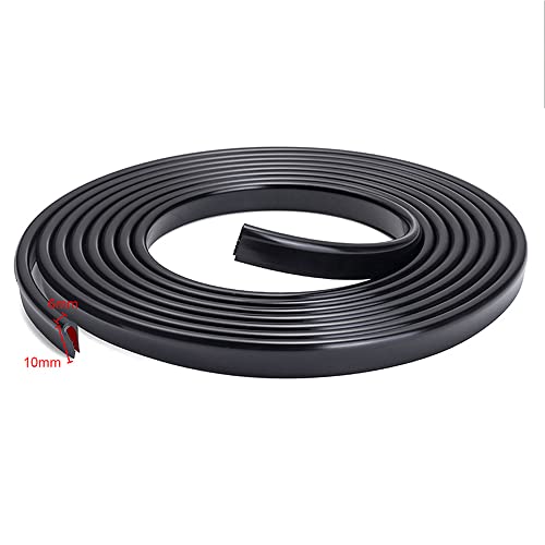Car Door Edge Guards 65.6Ft(20M) Winunite Ultra Long No Metal Clips Black Universal Fit Pvc U Shape Door Edge Trim Car Door Protector Edge Guards Car Door Trim Door Bumper Guards For Sedan Trucks Suv #TOP3
