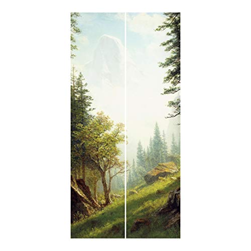 Bilderwelten Cortinas deslizables Set - Alps 2 Paneles japoneses Sin Montaje 250x120cm