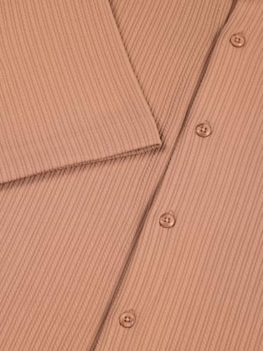 Image of Thomas Scott Men's | Solid | Half Sleeve | Slim Fit | Cotton Blend | Spread Collar | Casual Shirt