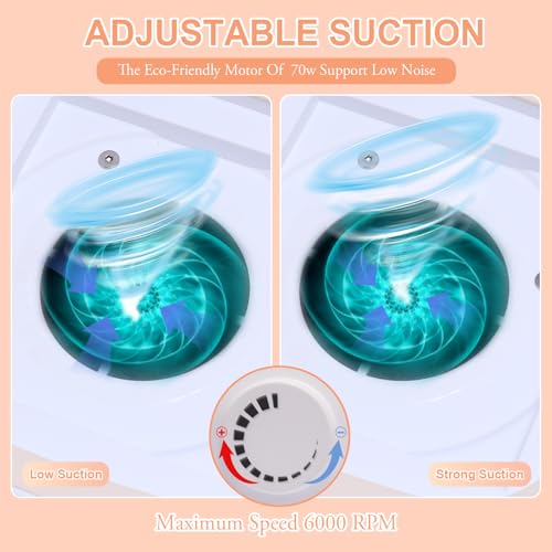 Powerful Nail Dust Collector - 130W Electric Low Noise Dust Collector miniatura 4
