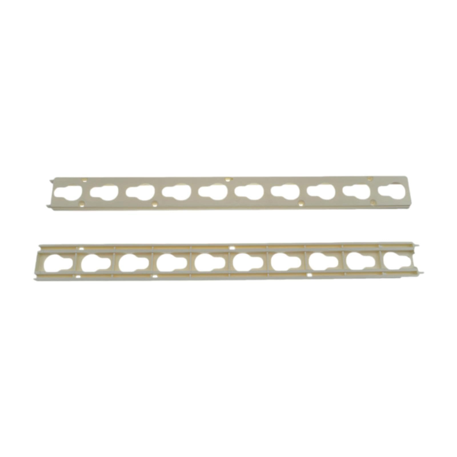 Vaveren 2 Pieces Horse Keyhole Track Rail with Pinless Jump Cup, Sturdy Equestrian Obstacle Course Accessories Horse Jump Pole Holders for Training & Equestrian Use