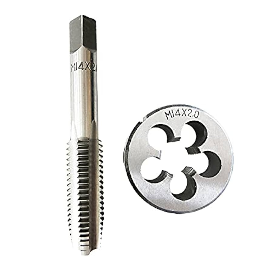Amazon.co.jp: M14x2.0タップダイスセット2pc タップアンド