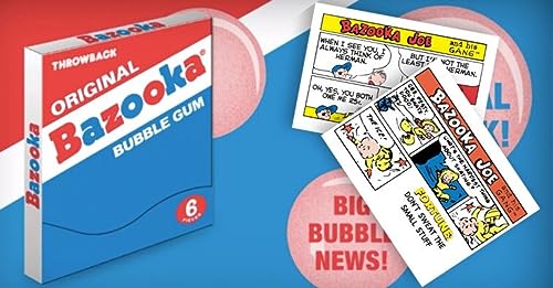 Bazooka Bubble Gum 6 Piece Wallet