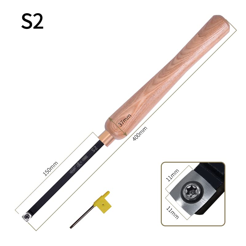 NAGU Carbide Wood Lathe Turning Tool Includes Diamond