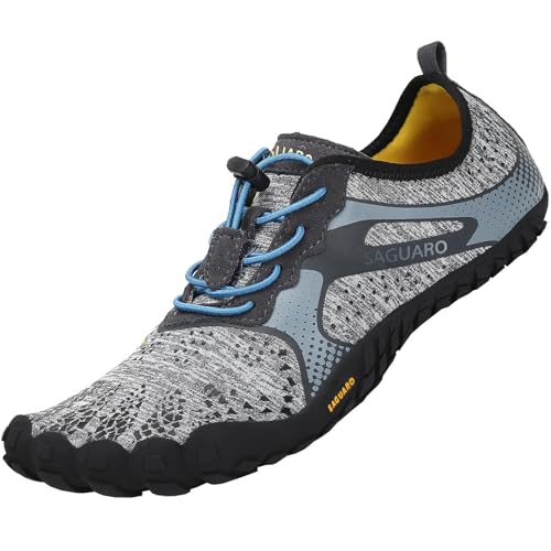 Saguaro Zapatos Barefoot Hombre Zapatillas Minimalistas Mujer Calzado Trail Running Gris 42 Saguaro Zapatos Barefoot Hombre Zapatillas Minimalistas Mujer Calzado Trail Running Gris 42
