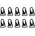XTACER 1" Heavy Duty Snap Hooks 1" Sling Clips (1" Sling Clips(12-Pack))