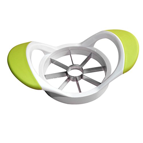 Homyl Kitchen Tool – Cortador de aço inoxidável para cortador de toalha de maçã (azul, verde, rosa v